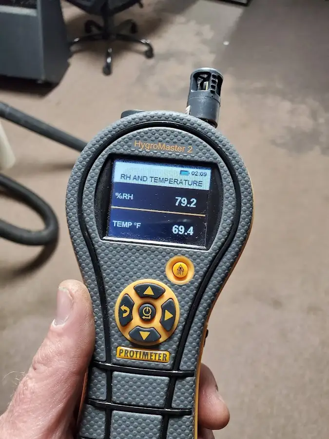 Moisture meter humidity assessment for Fire & Smoke Damage Restoration in Lutherville